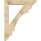 Ekena Millwork Olympic Slat Rough Sawn Bracket w/ Offset Brace, Douglas Fir, 6"W x 30"D x 38"H BKT0604X30X38OLY06RDF - alternate 2